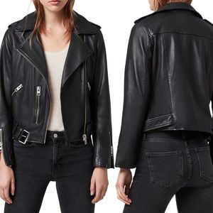 AllSaints Balfern Leather Biker Jacket